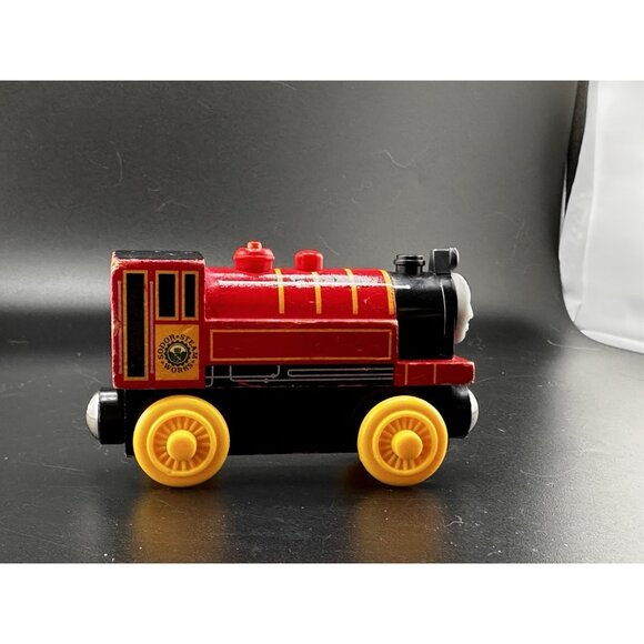 Thomas Wooden Railway Victor Steam Works Train Engine 2003 Learning Curve Vtg - Picture 6 of 13
